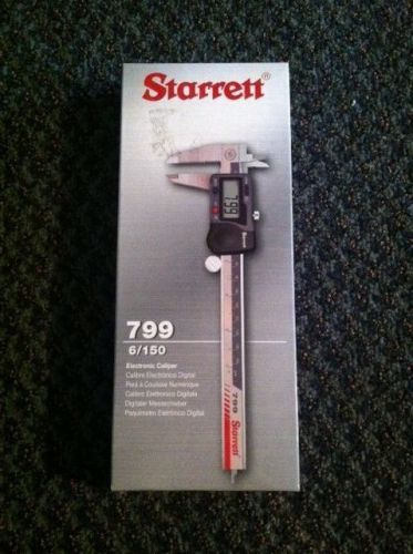 Brand new in box starrett 799a-6/150 0 to 6-inch range electronic caliper for sale