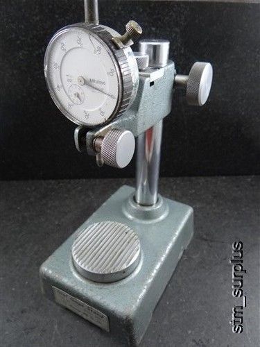 MITUTOYO DIAL GAGE STAND DGS-E W/ PRECISION INDICATOR .001&#034;