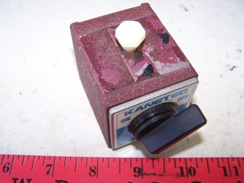 Kanetic magnetic base for tool or work holding