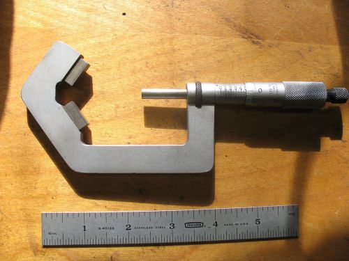 Starrett Model 485 V-Anvil Outside Micrometer .