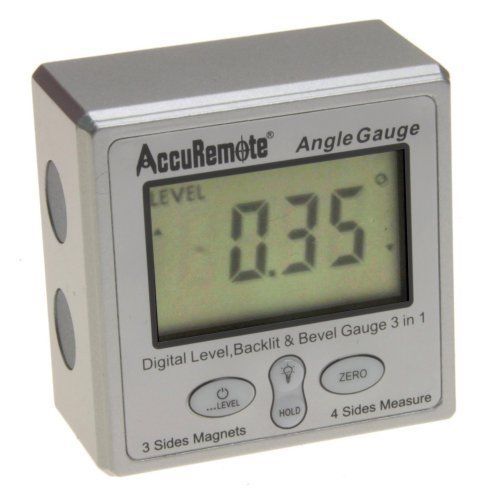 Digital angle cube w/back light gage electronic gauge protractor magnetic base for sale
