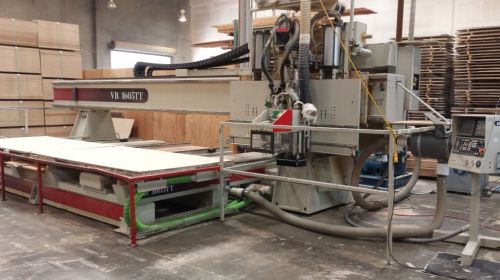 Used rebuilt komo cnc router 1605tt twin 5x8 tables for sale