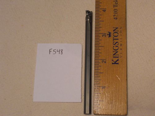 1 NEW KENNAMETAL 1/4&#034; SHANK CARBIDE BORING BAR. E04-MSWUPR15 WITH COOL  {F548}