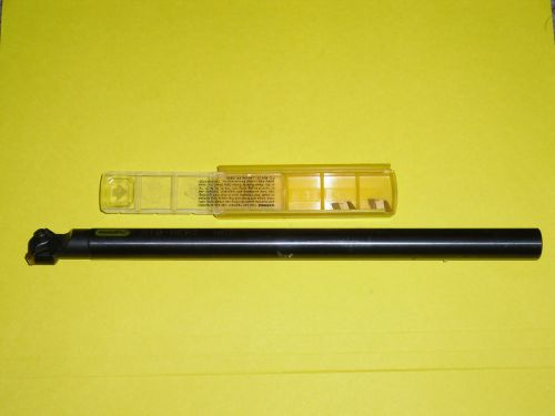 Kennametal A10-NER2 ND2 Threading and Groovong Bar 5/8&#034; Shank with 3 Inserts