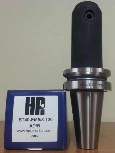 HPI Pioneer BT40 5/8&#034; End Mill Holder 4.72&#034; Coolant Thru DIN AD/B **NEW**