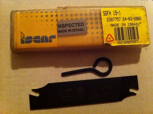 Iscar sgfh 19-1 self grip holder blade carbide insert new no reserve!super cheap for sale