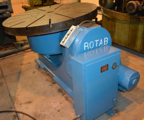 60&#034; rotab &#034;60-5&#034; t-slotted tilting power rotary table - #27149 for sale