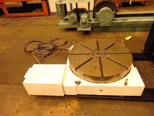 Tsudakoma rnc 800 rotary table 31 in dia 4th axis mill milling cnc machine for sale