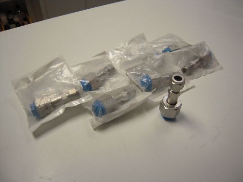 1702 lot of 8 swagelok ss-8-wvcr-6-600 tube fitting connectors for sale