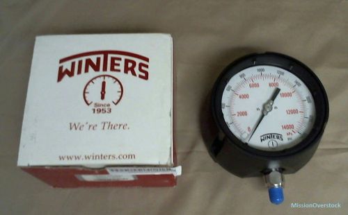 Winters ppc series phenolic dual scale process pressure gauge, ppc5052 for sale