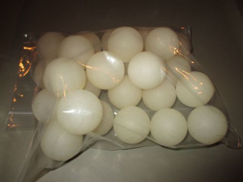 New lot of 25 polypropylene 1-1/2&#034; 1.5&#034; natural float balls, new for sale