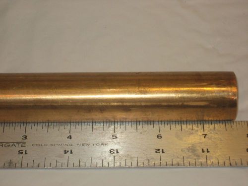Beryllium copper 1.128&#034;dia. round bar stock end cut approx. 7.250&#034; long- 1 pc. for sale