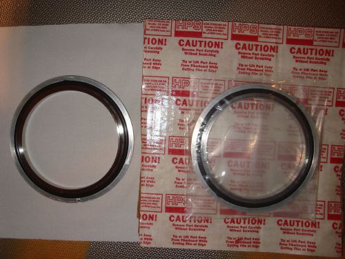 Lot of 2* hps/mks nw100 centering ring seal assembly #100760510 stainless/viton for sale
