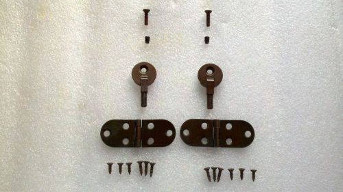 Singer 500A Sewing Machine to Cabinet Tabletop Hinges plus set screws and hardwa