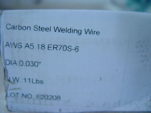 New 11lb Roll of Carbon Steel .030 Welding Wire AWS A5 .18 ERS70S-6