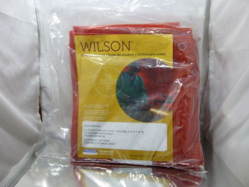 Wilson welding curtain 14mil, 6&#039;h x 7&#039; 6&#034;&#039;w, spectra orange (103792300) for sale