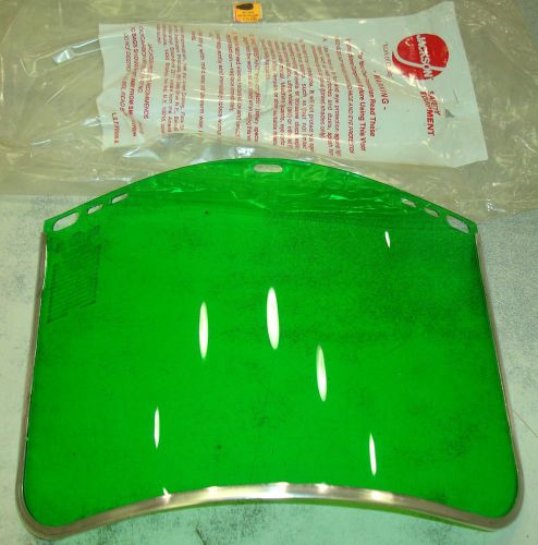 Jackson green visor 8041 8&#034; by 12&#034; $7 ansi z87.1  .040 3002815  old 0754-0037 for sale