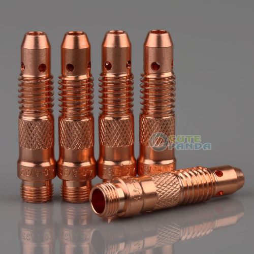 5pcs tig torch welding collet body model 4.0*47mm pta &amp; wp 17,18 &amp; 26 new for sale