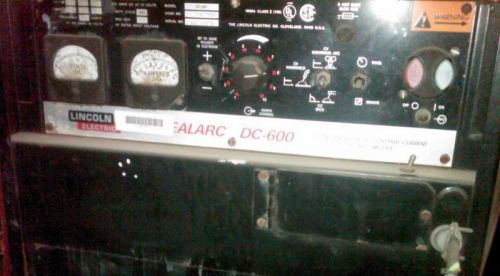 Lincoln Idealarc DC-600 CC/CV MIG, Stick, Sub-Arc Welder 208/240v Electric