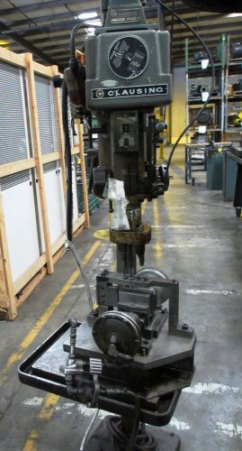 Clausing .75hp 15&#034; drill press 1759 table:18&#034; x 12&#034; for sale