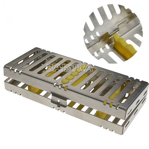 Dental Sterilization Cassette Rack Tray Box for 5 Pcs Surgical Instruments DR.