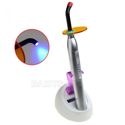 Dental Diagnosis Caries big power LED Curing Light Cordless Wireless Silver NTSC
