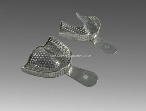 Dental Impression Trays set Trays-Stainless Solid Denture Instruments