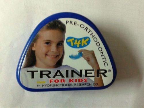 T4k (phase 1) blue trainer for kids appliance age 5-12 pre orthodontic for sale