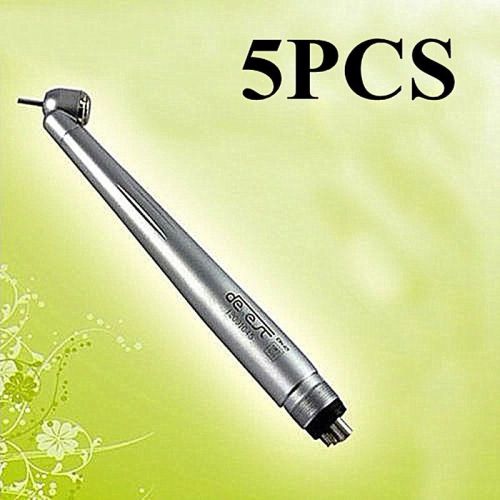 5pcs Dental 45 Degree Surgical High Speed Handpiece 4 Holes Push button SALE Hot