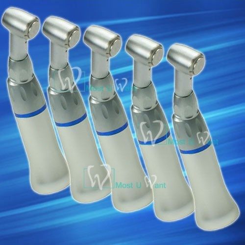 5pcs dental nsk style handpieces contra angle push button type 2.35mm ca burs for sale