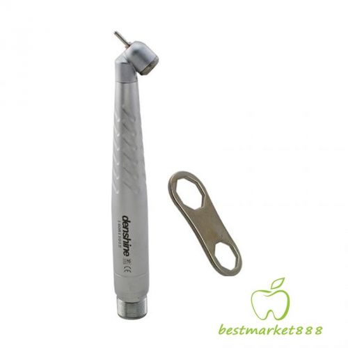 Dental 45°Surgical Single Spray 2-Hole Handpiece Standard Torque Push Button+AAA