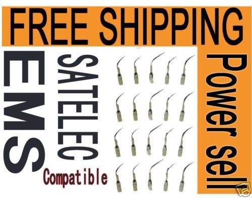 20 pcs Scaling Tips Scaler Mixed Size EMS SATELEC Woodpecker DTE crazy discount