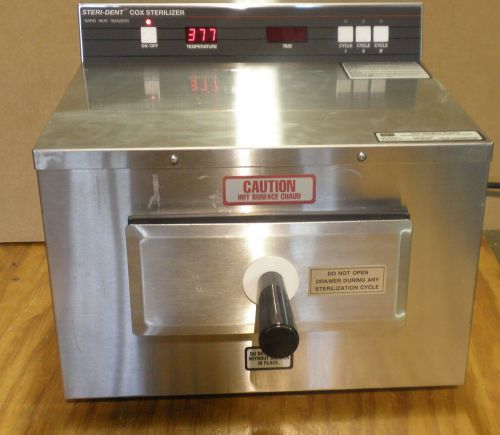 Alfa steri-dent cox 6000 rapid heat dry sterilizer for sale