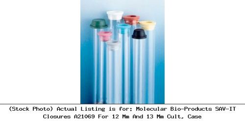 Molecular Bio-Products SAV-IT Closures A21069 For 12 Mm And 13 Mm Cult, Case