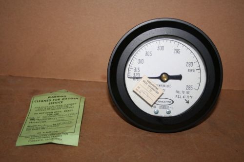 Cryogenic temperature/pressure gauge -320 to -285 deg f o2/no2 cleaned cosmodyne for sale