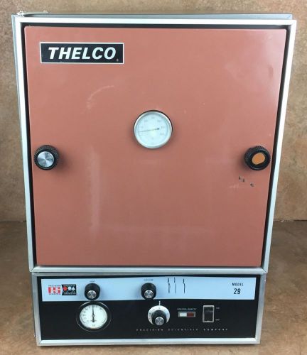 Precision scientific thelco benchtop laboratory vacuum oven * model 29 * tested for sale