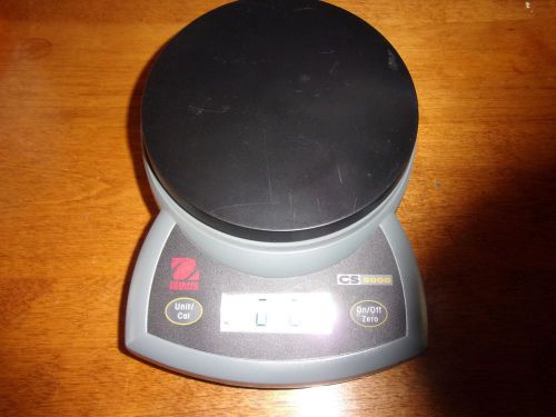 Ohaus cs5000 cs-5000 compact digital scale 5000 grams x 1 gram display issue for sale