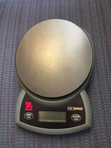 Ohaus CS200 Portable BATTERY &amp; POWER Digital Scale Lab Jewelry Food 200gr Max