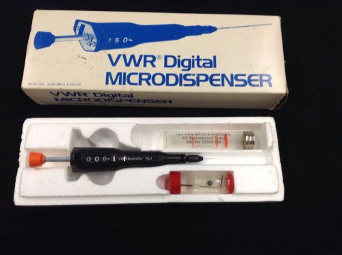 VWR Digtal MICRODISPENSER Digital Cat. No.53506-100 pipette