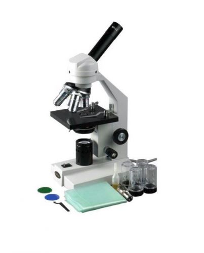 High power compound microscope biology science clinical exams free shipping for sale