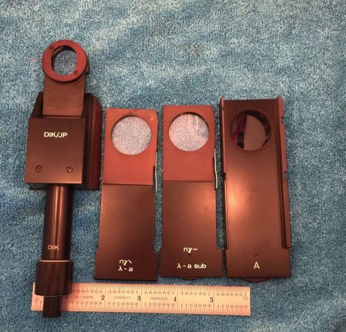 Zeiss jena microscope dic/dik differential interference contrast retardation set for sale