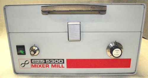 Spex 5300 Mixer/Mill Model 5300-115 - Dual Holder/Var.Speed/30-min. Timer - Wrty