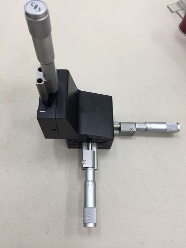 newport xyz stage 460P with three SM-25 micrometers
