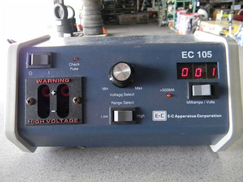 EC Apparatus EC105 E-C Electrophoresis Power Supply
