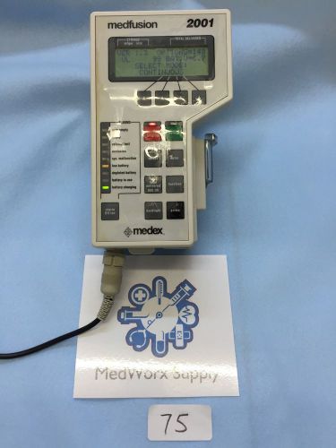 Medex Medfusion 2001 Ambulatory Syringe Infusion Pump Monitoring OR Lab #75