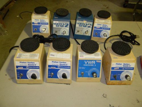 Vwr fisher vortex genie 2 (g-560) mixer w 3&#034; platform for beakers &amp; flasks for sale