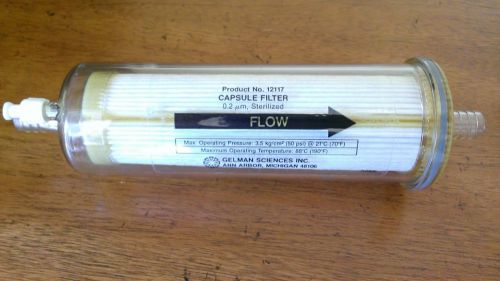 Pall gelman laboratory 12117 capsule filter. 0.2um for sale