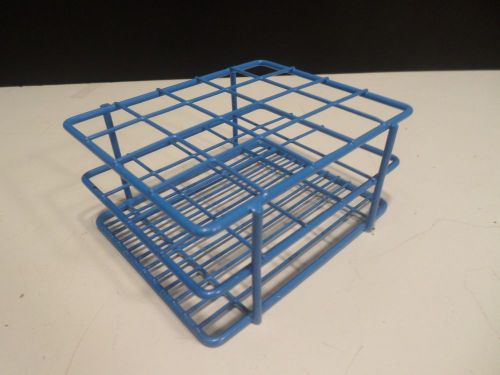 BEL-ART Blue Epoxy-Coated Wire 20-Position Place 20-22mm Test Tube Rack Support