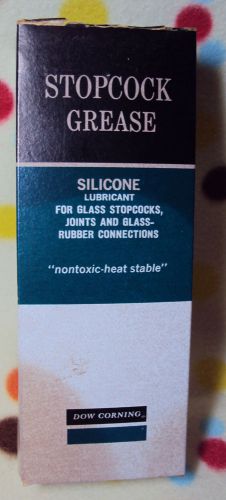 DOW CORNING Silicone Stopcock Grease New Old Stock 8 0z.