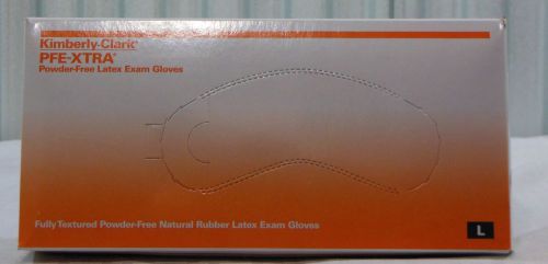 Kimberly Clark 50503 Large Latex Exam Gloves Powder-free Fully textured 12&#034; x50